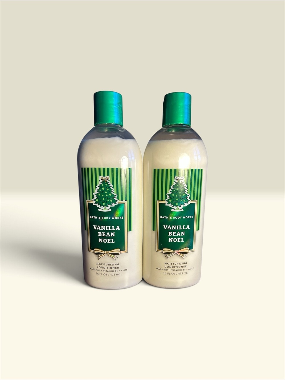 Bath & Body Works Vanilla Bean Noel Moisturizing Conditioner 16 OZ X2 New!